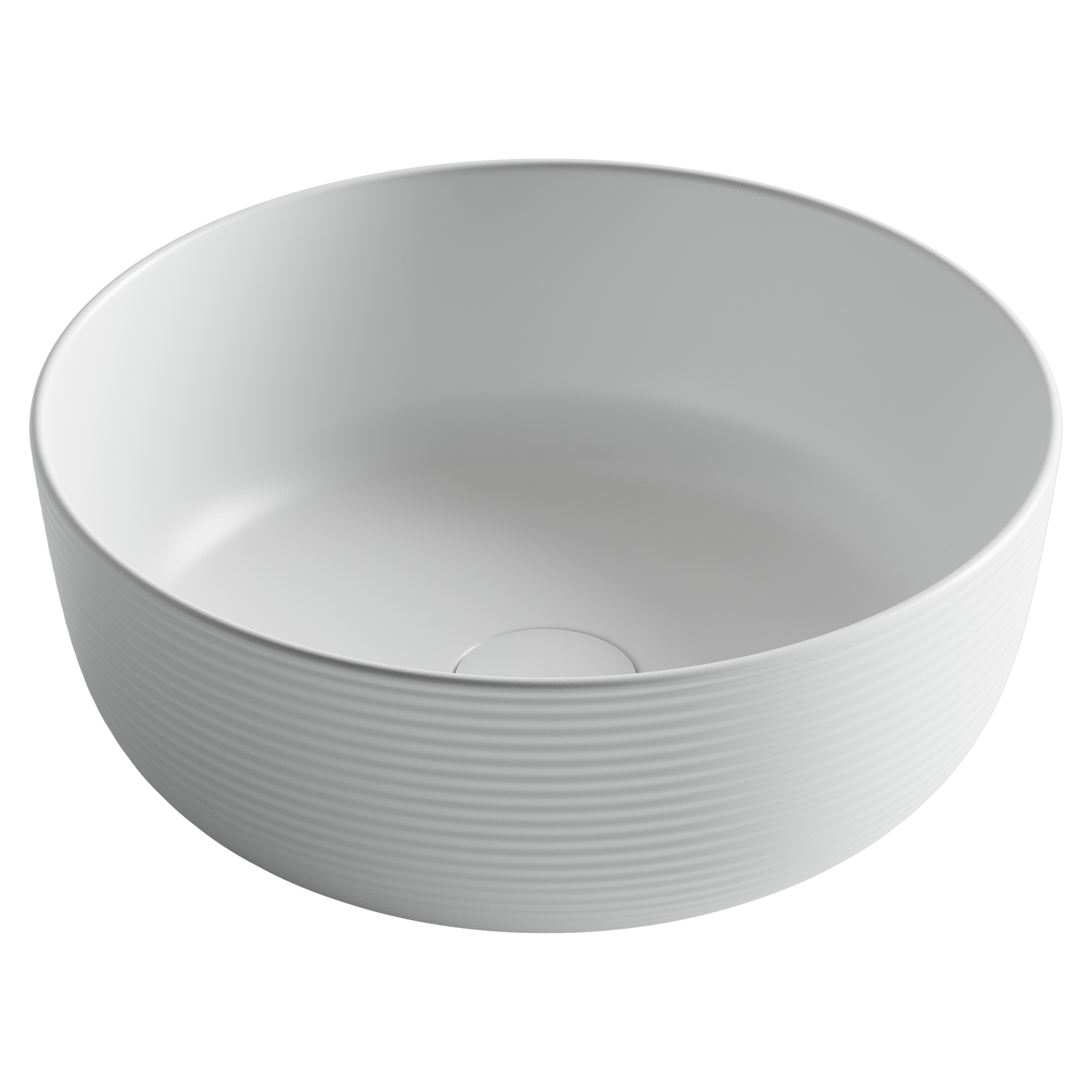 Раковина из сантехнического фарфора Ceramica Nova Элемент (Element) 36 см CN6073MW накладная цвет белый матовый