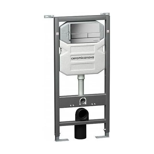 Инсталляция с кнопкой Ceramica Nova Вектор (Envision)/Плоская (Flat) CN1002M