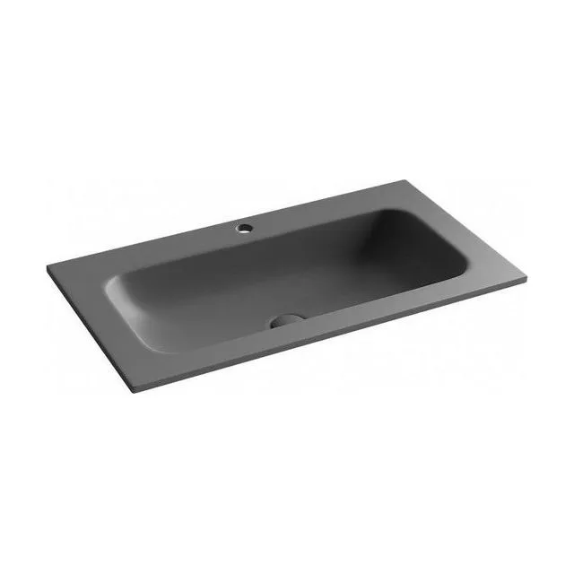 Раковина из сантехнического фарфора Ceramica Nova Грация (Grace) 81 см CN7012MDH накладная цвет серый