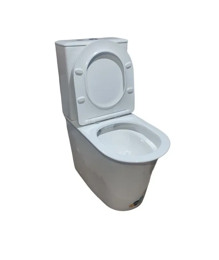 Унитаз-компакт Ceruttispa Avisio 38*61 безободковый с крышкой-сиденьем микролифт Slim