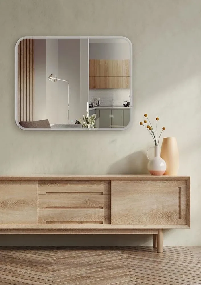 Зеркало Silver Mirrors Стив Voice 100*80 с Led-подсветкой сенсорный выключатель