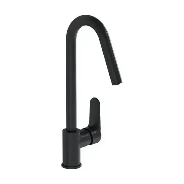 Смеситель Vitra Root Round A4274236EXP для кухни черный матовый