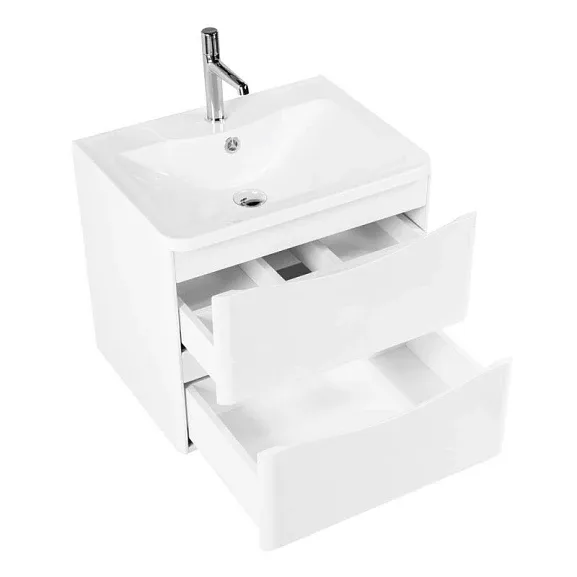 Тумба с раковиной BelBagno Аква (Acqua) 70 белый глянец