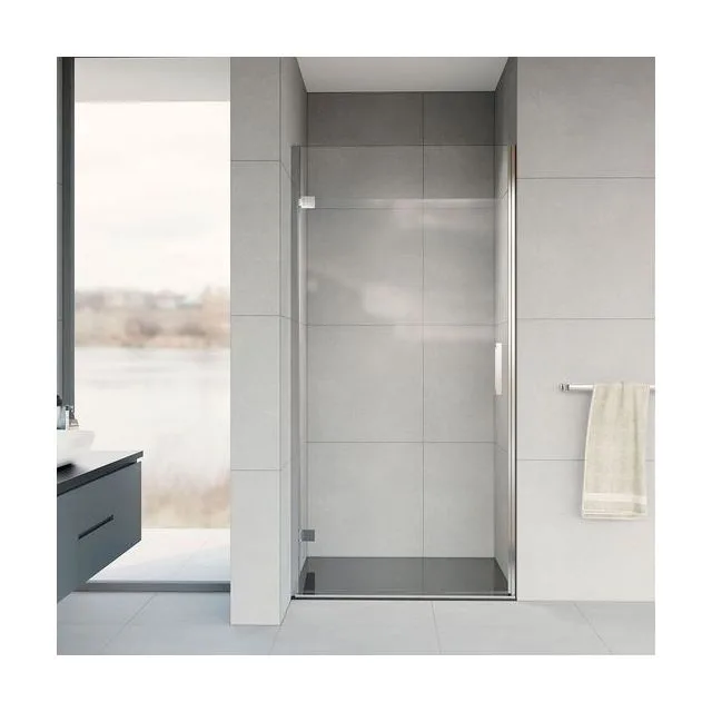 Душевая дверь Vincea Флекс (Flex) VDP-1F900CL 90х200 стекло прозрачное 8 мм профиль хром