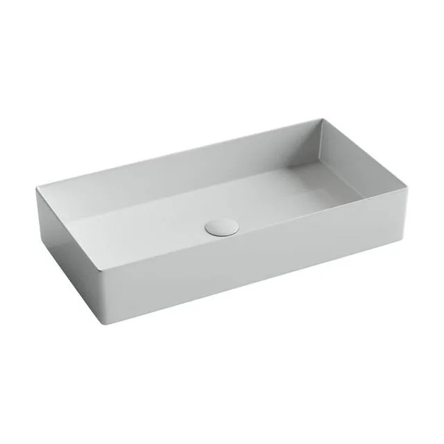 Раковина из сантехнического фарфора Ceramica Nova Элемент (Element) 70 см CN6071 накладная цвет белый