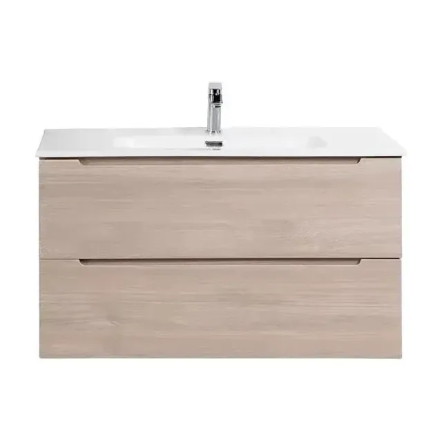 Тумба с раковиной BelBagno Этна (Etna) 80 дуб серый