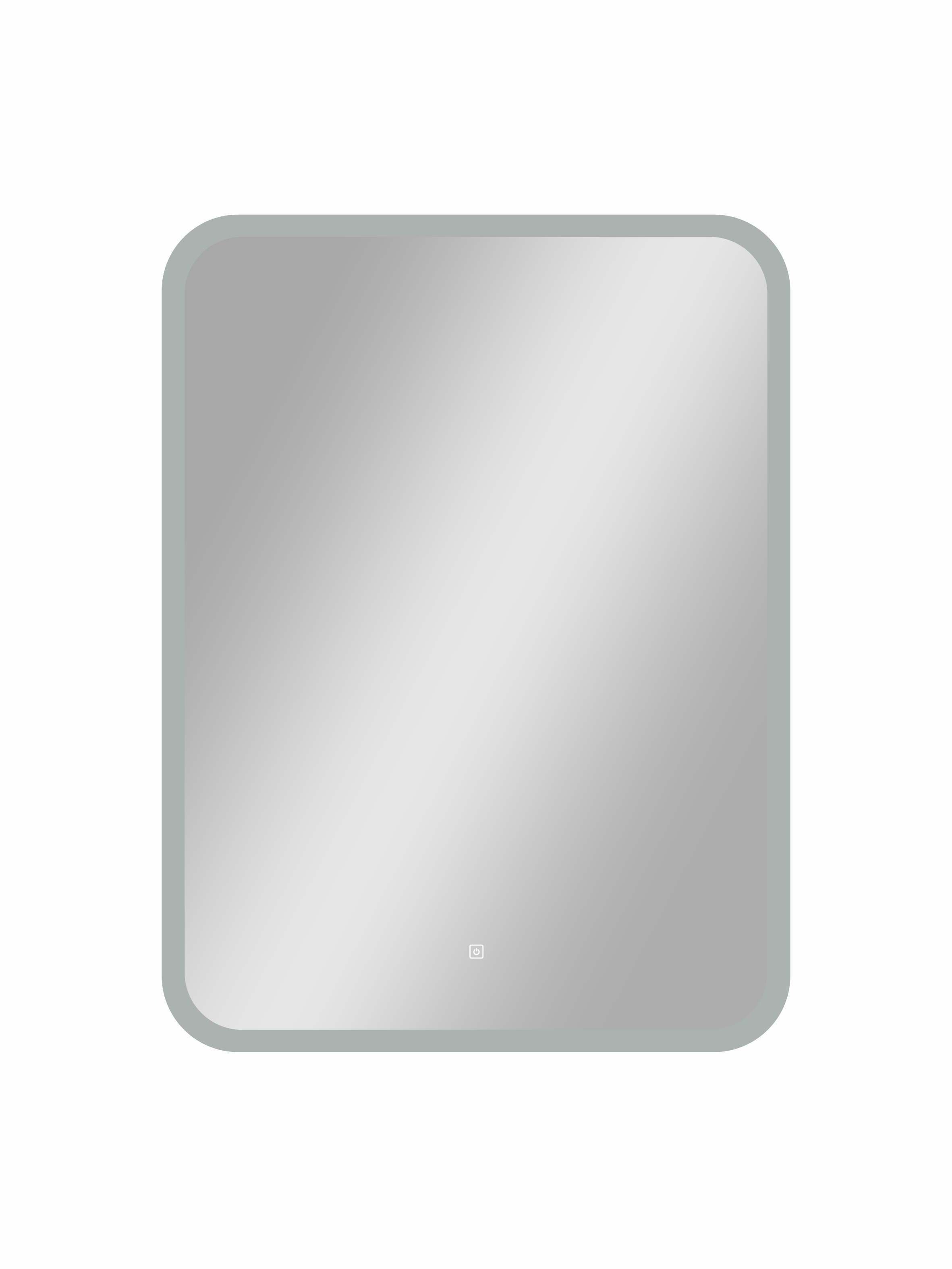 Зеркало Zled-G с LED-подсветкой, 60*80см, прямоугольное