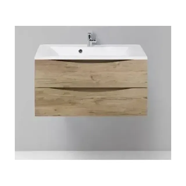 Тумба с раковиной BelBagno Марино-H60 (Marino-H60) 90 натуральный дуб (с раковиной BB900/450-LV-MR-PR)