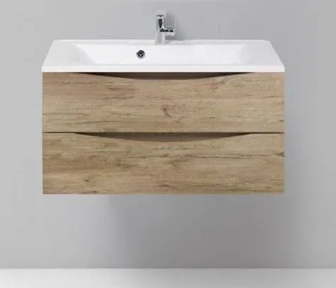 Тумба с раковиной BelBagno Марино-H60 (Marino-H60) 90 натуральный дуб (с раковиной BB900/450-LV-MR-PR)