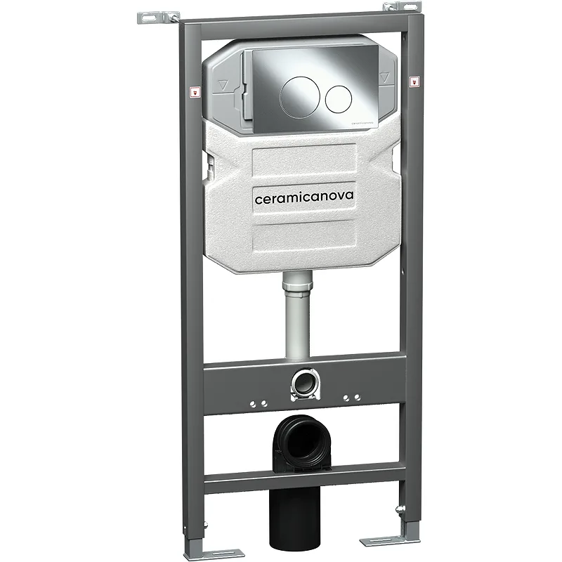 Инсталляция с кнопкой Ceramica Nova Вектор (Envision)/Круг (Round) CN1001CH