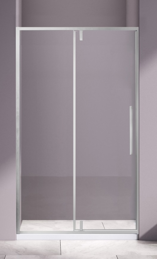 Душевая дверь Vincea Слим-Н (Slim-N) VDP-4SN100CL 100х195 стекло прозрачное 6 мм профиль хром