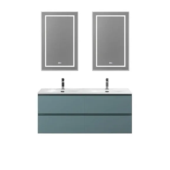 Комплект мебели BelBagno Крафт (Kraft) 120 с четырьмя ящиками голубой матовый (раковина BB-8099-120-2)