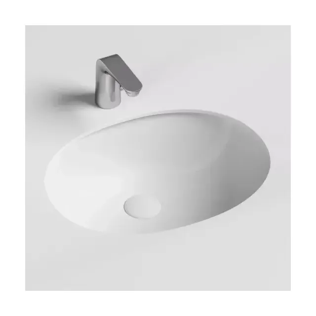 Раковина из сантехнического фарфора Ceramica Nova Элемент (Element) 56 см CN6043 встраиваемая цвет белый