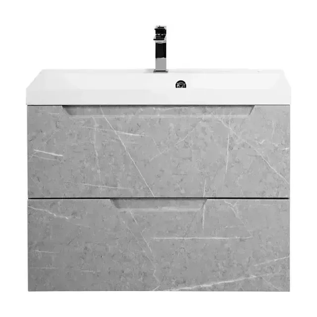 Тумба с раковиной BelBagno Виттория (Vittoria) 80 торос белый (с белой раковиной)