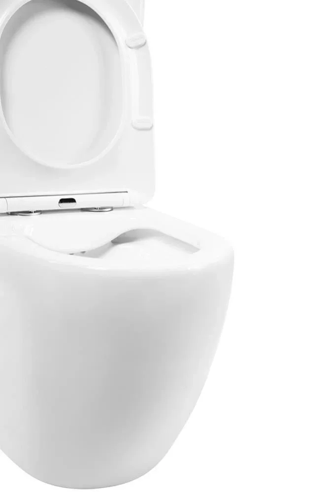 Унитаз-компакт BelBagno Аманда (Amanda) BB051CPR/BB051SC 38,5*62 безободковый с крышкой-сиденьем микролифт