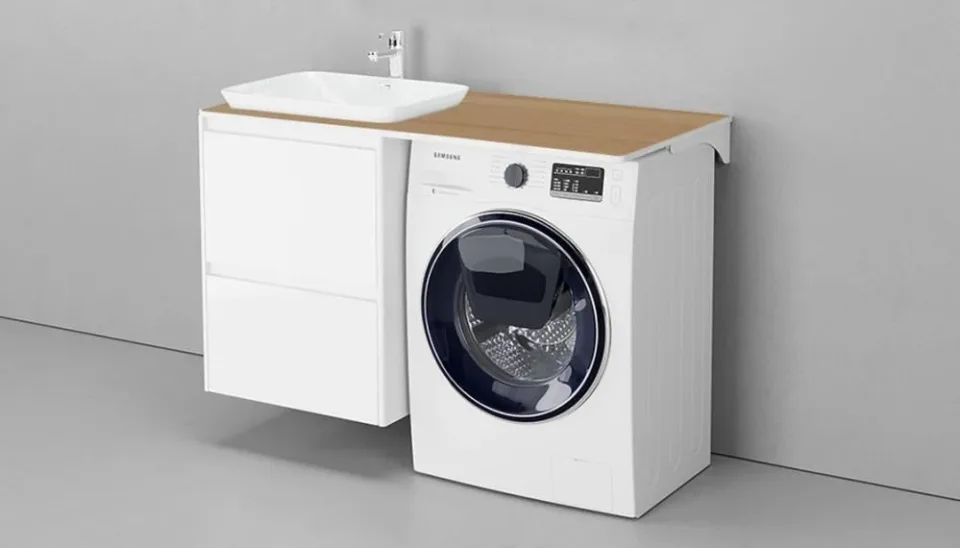 Столешница Velvex Klaufs 120 белая/шатанэ L