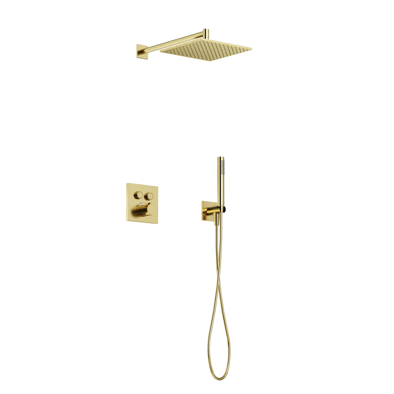 Душевая система Sancos Линн (Linn) SC9022BG встраиваемая в стену цвет брашированное золото