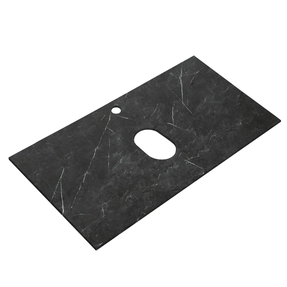 Столешница из керамогранита CEZARES SLD-80/48-MNO Marmo Nero Opaco