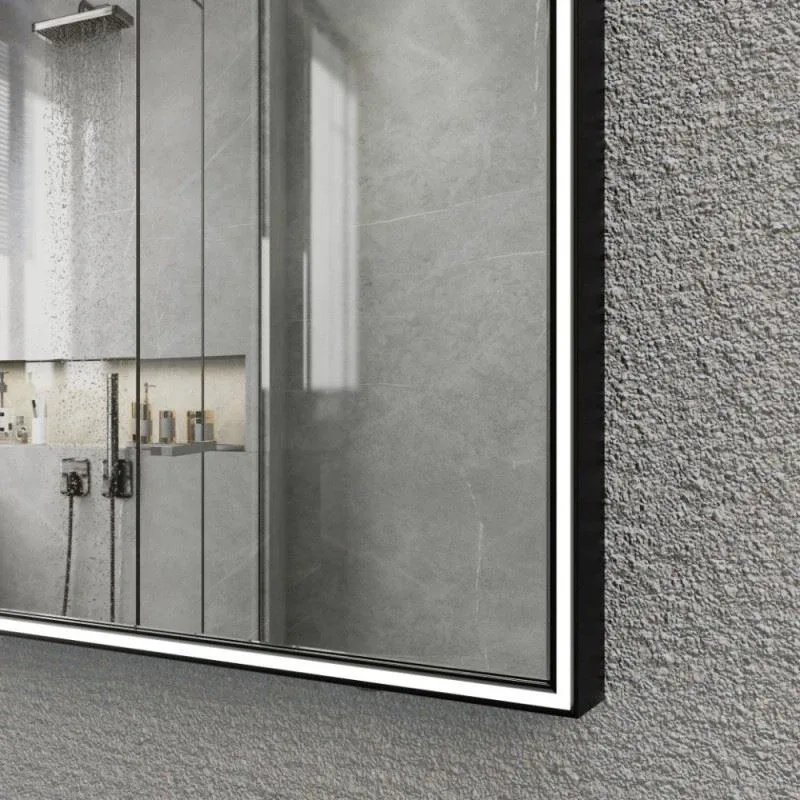 Зеркало Esbano ES-3803 TDB 80*80 с подсветкой и подогревом