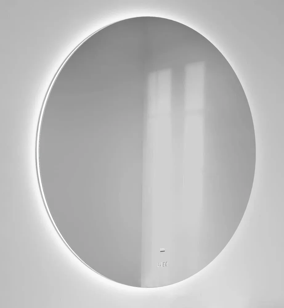 Зеркало Raval Solo 100 с led-подсветкой и часами