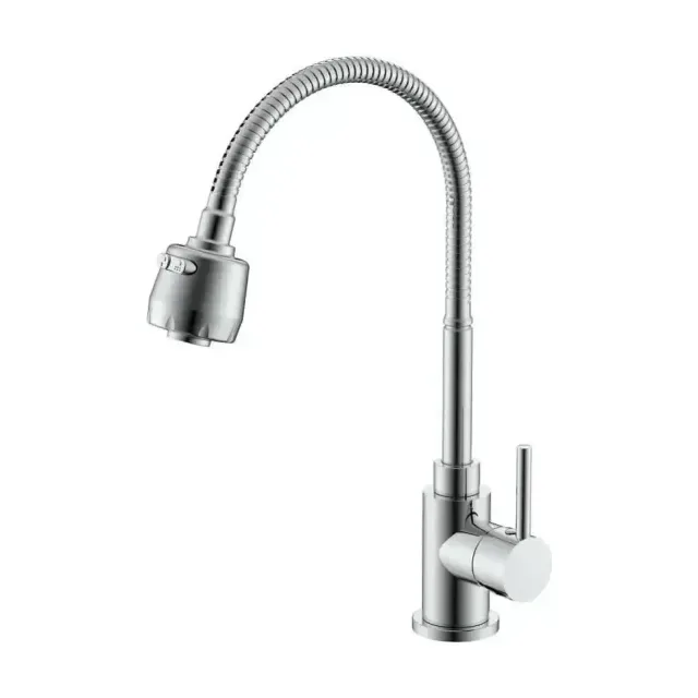 Смеситель Splenka S201.47 для кухни с гибким изливом хром