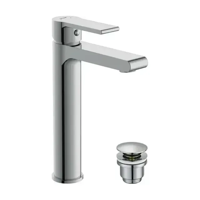 Смеситель Cersanit Браско (Brasko) A63024 для раковины с донным клапаном Клик-клак (Click-Clack)