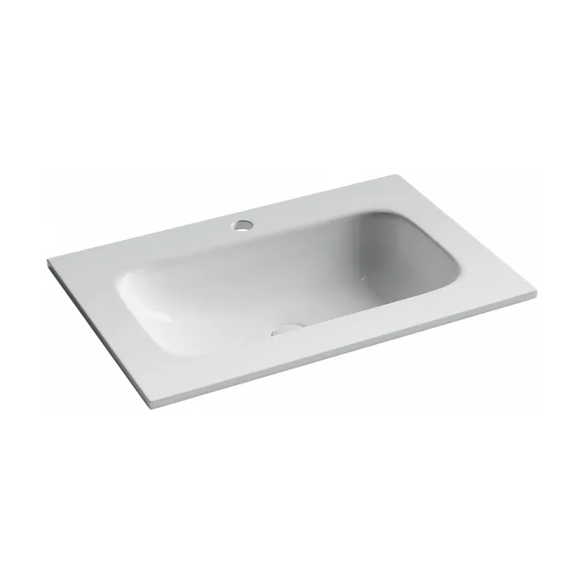 Раковина из сантехнического фарфора Ceramica Nova Грация (Grace) 71 см CN7031 накладная цвет белый