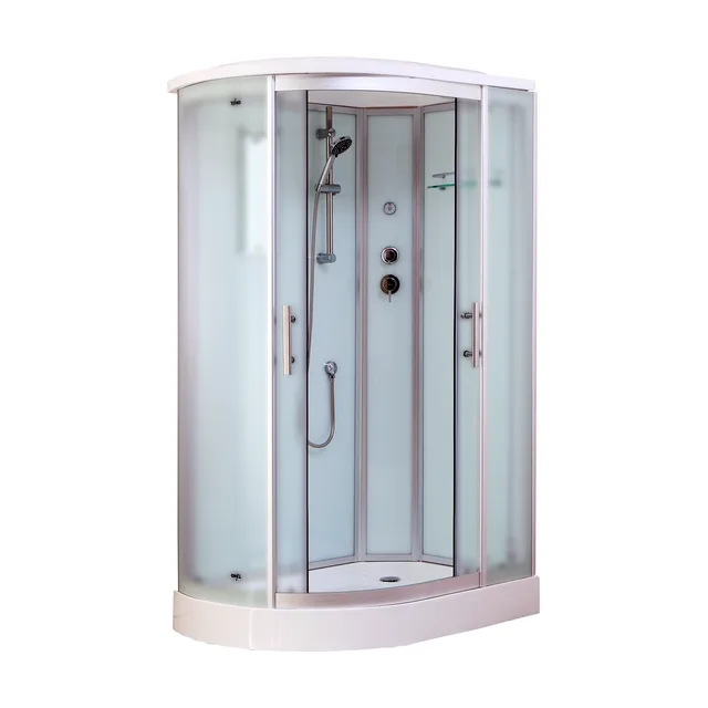 Timo Standart T-6602 Silver Fabric R душевая кабина (120*85*220)