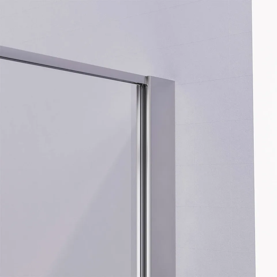 Боковая панель Veconi Premium Prato SP CH, 900x2000, хром, стекло прозрачное