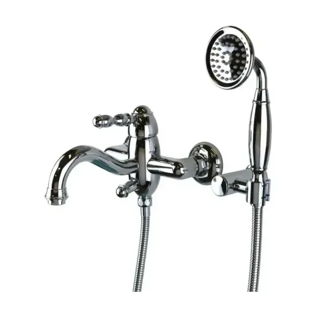 Смеситель Bronze DE Luxe Tiffany для ванны и душа 1904CR хром