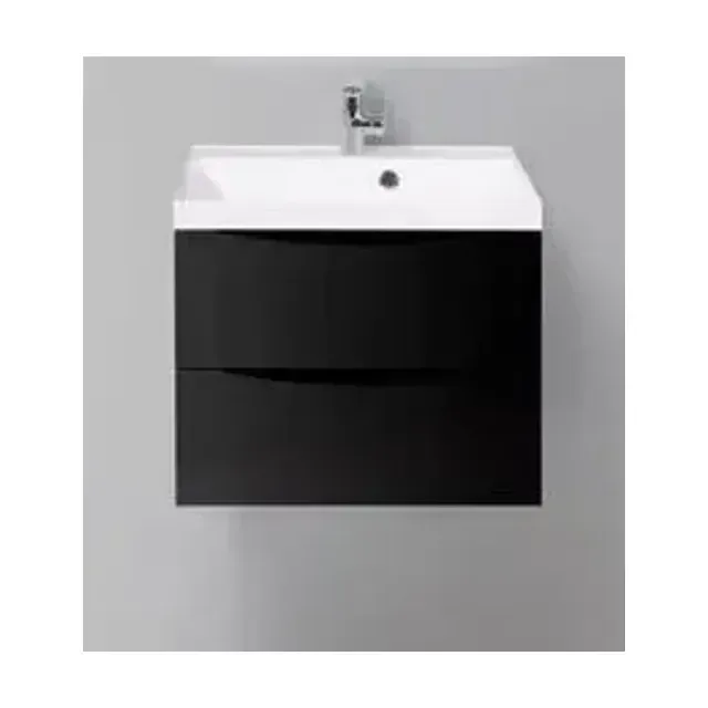 Тумба с раковиной BelBagno Марино (Marino) 60 черный глянец