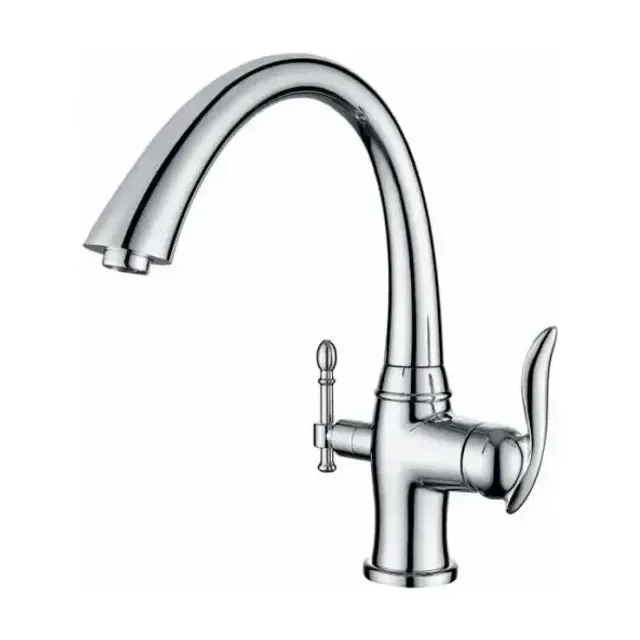 Смеситель Zorg Sanitary для кухни с функцией подключения фильтра хром ZR 340