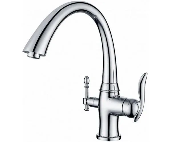 Смеситель Zorg Sanitary для кухни с функцией подключения фильтра хром ZR 340