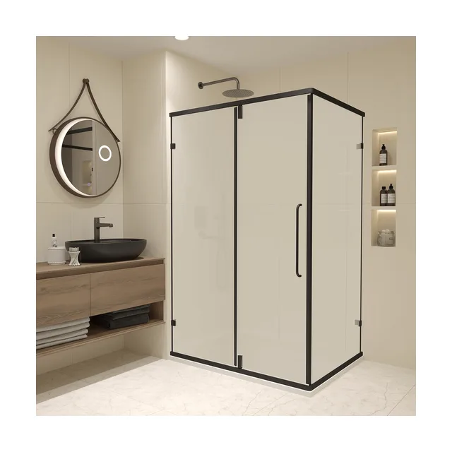 Душевой уголок RGW CL-046B — 1200x800, матовое, профиль черный