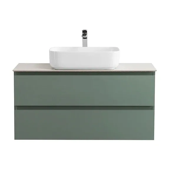 Тумба с раковиной BelBagno Крафт (Kraft) 100 еловая матовая со столешницей белый матовый