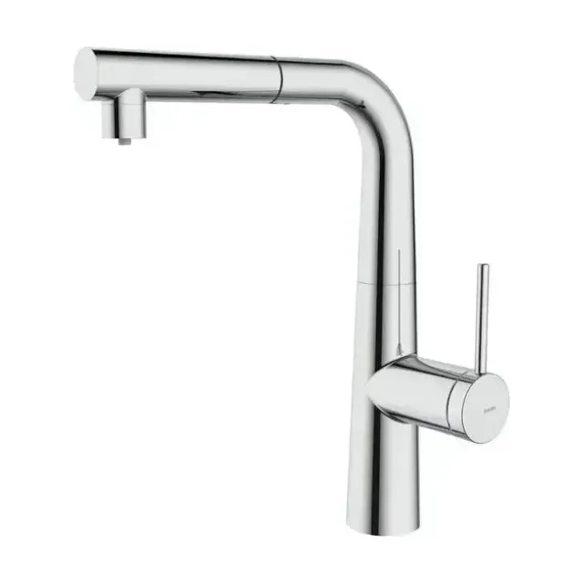 Смеситель Iddis Пьюр (Pure) PURSBPFi05N для кухонной мойки с фильтром и выдвижным изливом хром