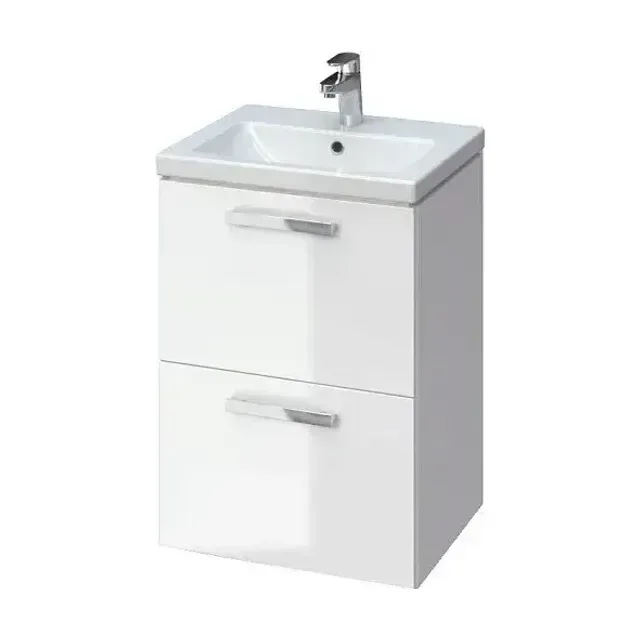 Тумба с раковиной Cersanit Мелар (Melar) 50 белый глянец