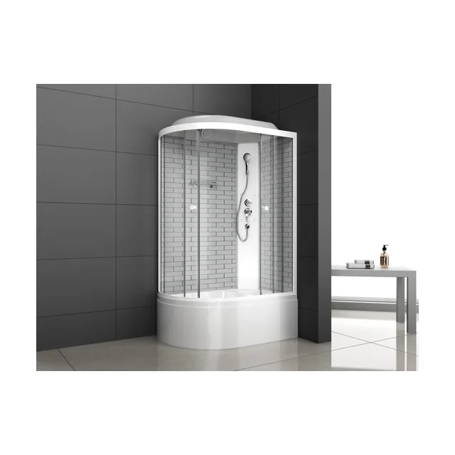 Душевая кабина ODA-5006 L/R белый кирпич 120 x 80 x 215, исполнение R (R)
