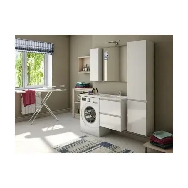 Тумба с раковиной Эстет Dallas Luxe 150 ФР-00009842 подвесная правосторонняя 2 ящика
