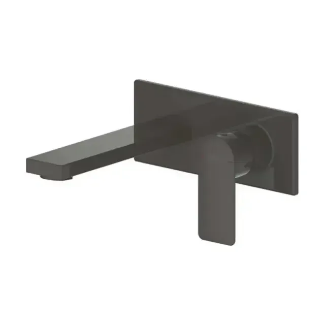 Смеситель Bravat Eddie Black (P8369402BW-ENG+D968K-ENG) для раковины скрытый монтаж черный (комплект)