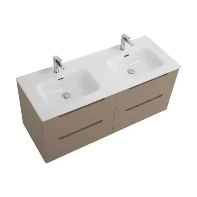 Тумба с раковиной BelBagno Этна (Etna) 120 бежевая матовая (раковина BB1200-2-ETL)