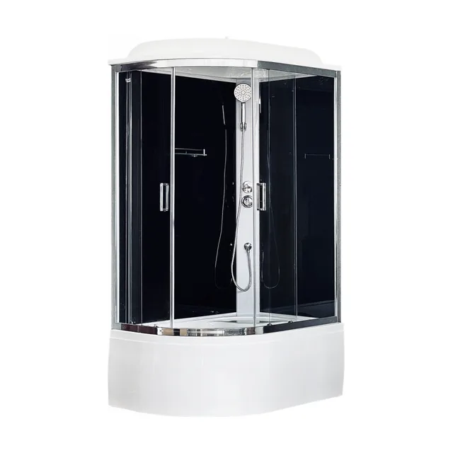 Душевая кабина RB 8120BK5-BT-CH (черное/прозрачное) правая