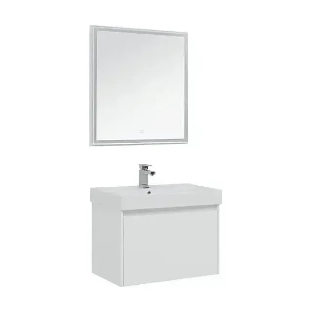 Комплект мебели Aquanet Nova Lite 75 белый глянец 1 ящик