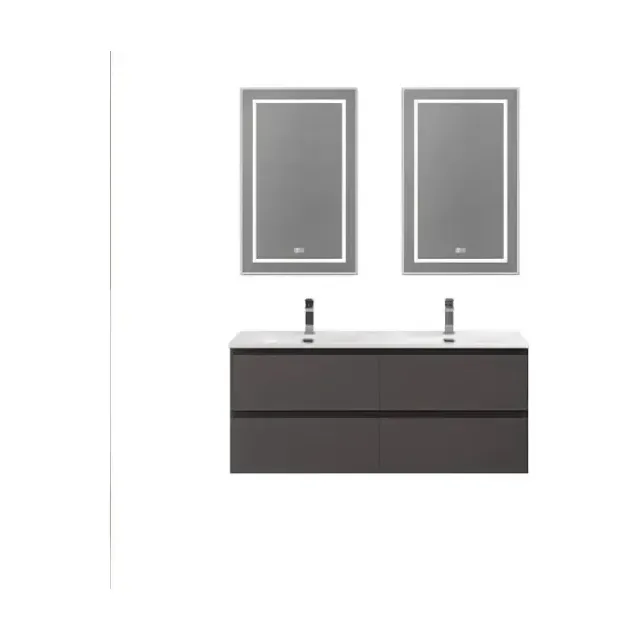 Комплект мебели BelBagno Крафт (Kraft) 120 с четырьмя ящиками темно-серый матовый (раковина BB-8099-120-2)