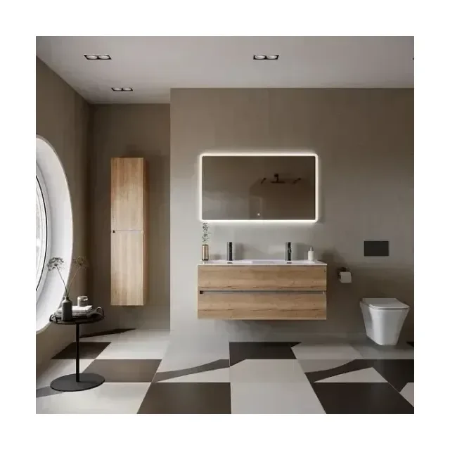 Комплект мебели Sancos Urban 120 дуб галифакс, двойная раковина