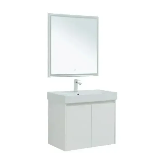 Комплект мебели Aquanet Nova Lite 75 белый глянец (2 дверцы)