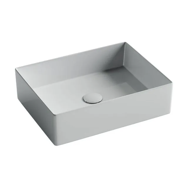 Раковина из сантехнического фарфора Ceramica Nova Элемент (Element) 36 см CN6069 накладная цвет белый