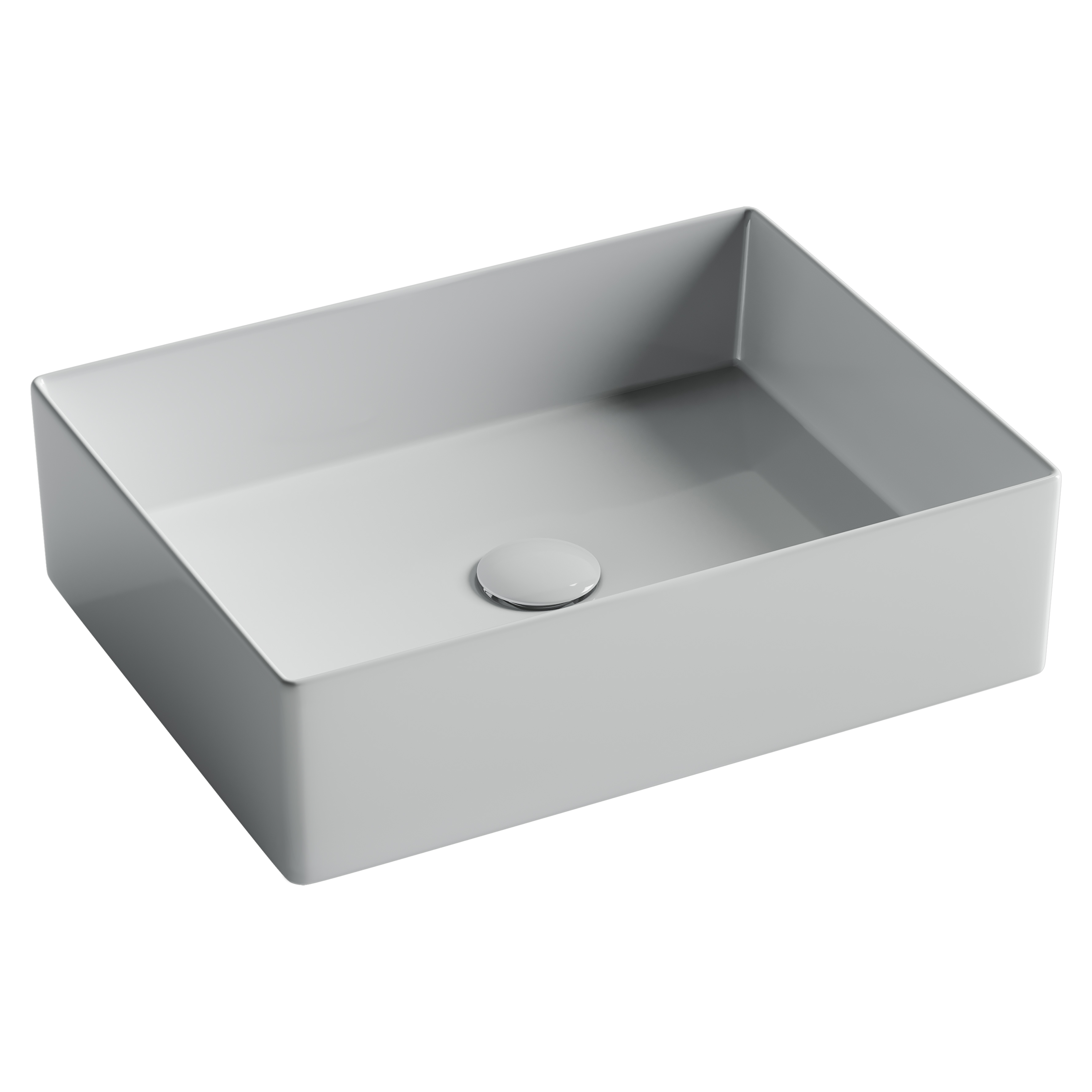 Раковина из сантехнического фарфора Ceramica Nova Элемент (Element) 36 см CN6069 накладная цвет белый