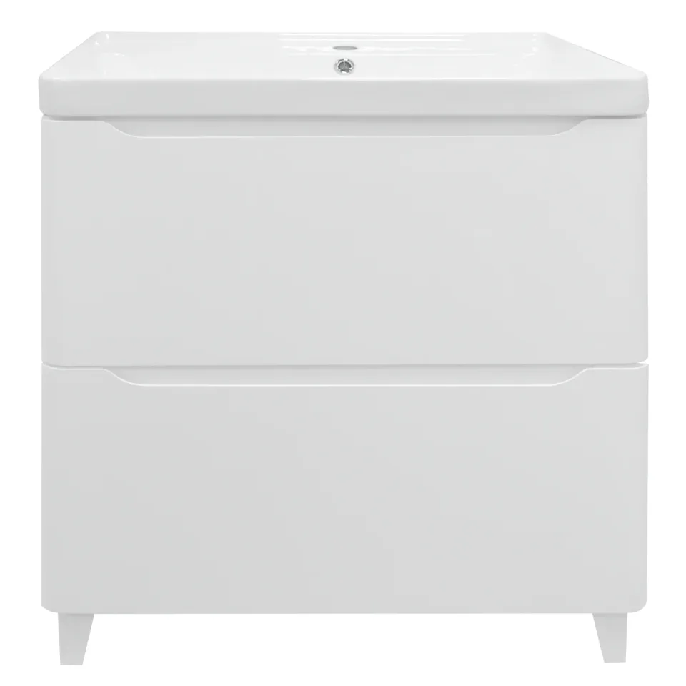 Комплект Тумба Azario LOTOS 70/2 Н 710х475х835 напольная с раковиной Monte 70 (CS00081986)
