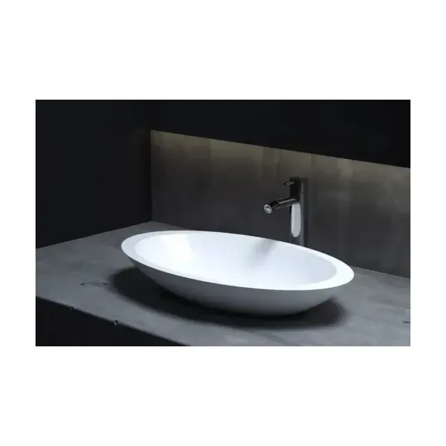 Накладная раковина Salini Callista 02 S-Sense 57,5*35 белый глянец